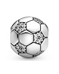 925 Sterling Silver Charms,Charms for Bracelet,Pandora Charms,Charms for Pandora Charm Bracelet,Sparkling Soccer Ball Charm
