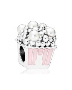 925 Sterling Silver Charms,Delicious Popcorn Charm,Charms for Bracelet,Charms for Pandora Charm Bracelet,Pandora Charms