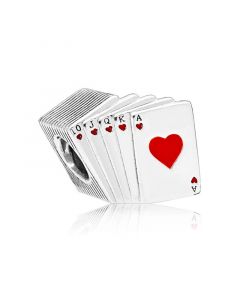 Pandora Charms,Charms for Pandora Charm Bracelet,Charms for Bracelet,Playing Cards Charm,925 Sterling Silver Charms
