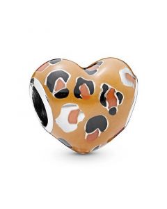 Spotted Heart Charm,Charms for Pandora Charm Bracelet,Charms for Bracelet,925 Sterling Silver Charms,Pandora Charms