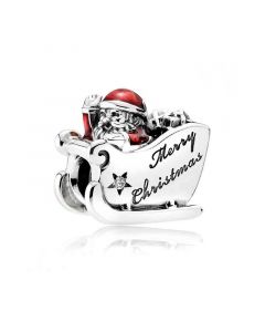 925 Sterling Silver Charms,Charms for Bracelet,Santa Claus Sleigh Charm,Pandora Charms,Charms for Pandora Charm Bracelet