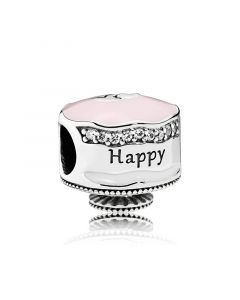 Happy Birthday Cake Charm,Pandora Charms,Charms for Bracelet,925 Sterling Silver Charms,Charms for Pandora Charm Bracelet