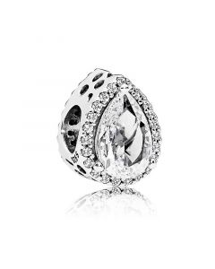 Pandora Charms,Radiant Teardrop Charm,925 Sterling Silver Charms,Charms for Bracelet,Charms for Pandora Charm Bracelet