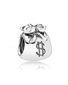 Money Bag Charm,Pandora Charms,925 Sterling Silver Charms,Charms for Bracelet,For Pandora Charm Bracelet,Charms for Pandora Charm Bracelet