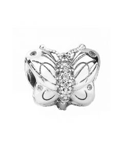 Pandora Charms,Butterfly Pave CZ Charm,925 Sterling Silver Charms,Charms for Pandora Charm Bracelet,Charms for Bracelet