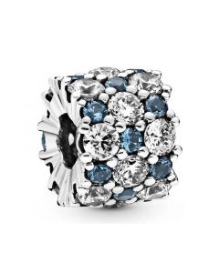 Charms for Bracelet,Blue Clear Sparkle Charm,925 Sterling Silver Charms,Pandora Charms,Charms for Pandora Charm Bracelet