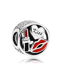 Glamour Kiss Charm,Charms for Pandora Charm Bracelet,Pandora Charms,Charms for Bracelet,925 Sterling Silver Charms
