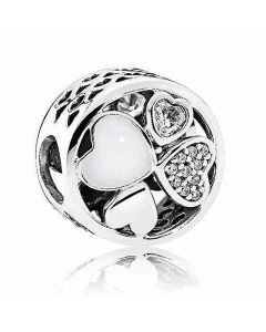925 Sterling Silver Charms,Hearts of Love Charm,Charms for Pandora Charm Bracelet,Pandora Charms,Charms for Bracelet