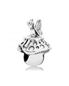 925 Sterling Silver Charms,Fairy and Mushroom Charm,Pandora Charms,Charms for Bracelet,Charms for Pandora Charm Bracelet