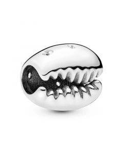 Pandora Charms,Charms for Pandora Charm Bracelet,Sparkling Coffee Bean Shell Charm,925 Sterling Silver Charms,Charms for Bracelet
