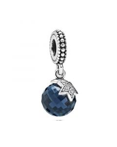 Charms for Pandora Charm Bracelet,925 Sterling Silver Charms,Charms for Bracelet,Pandora Charms,Midnight Blue Moon and Star Pendant Charm