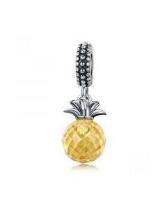 Charms for Bracelet,925 Sterling Silver Charms,Ananas Pendant Charm,Charms for Pandora Charm Bracelet,Pandora Charms