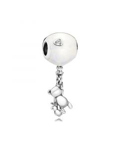 925 Sterling Silver Charms,Pandora Charms,Charms for Bracelet,Charms for Pandora Charm Bracelet,Teddy Balloon Dangle Charm