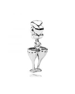 Pandora Charms,Charms for Bracelet,Celebration Glasses Pendant Charm,Charms for Pandora Charm Bracelet,925 Sterling Silver Charms