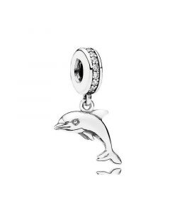 Pandora Charms,Charms for Bracelet,Playful Dolphin pendant Charm,925 Sterling Silver Charms,Charms for Pandora Charm Bracelet