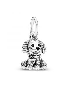 925 Sterling Silver Charms,Pandora Charms,Charms for Bracelet,Charms for Pandora Charm Bracelet,Poodle Puppy Dog Dangle Charm