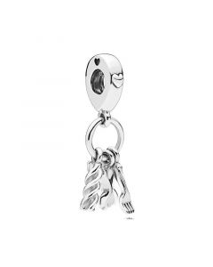 Charms for Bracelet,Love Pasta Charm,For Pandora Charm Bracelet,925 Sterling Silver Charms,Charms for Pandora Charm Bracelet,Pandora Charms