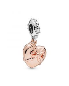 Pandora Charms,925 Sterling Silver Charms,Charms for Pandora Charm Bracelet,Rose Openable Heart Dangle Charm,Charms for Bracelet