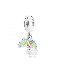 Charms for Pandora Charm Bracelet,925 Sterling Silver Charms,Charms for Bracelet,Rainbow of Love Dangle Charm,Pandora Charms