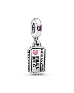 Love Coupon Dangle Charm,Charms for Bracelet,Pandora Charms,925 Sterling Silver Charms,Charms for Pandora Charm Bracelet