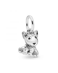 Charms for Bracelet,Pandora Charms,925 Sterling Silver Charms,Charms for Pandora Charm Bracelet,Bull Terrier Dog Pendant Charm