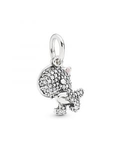 Charms for Bracelet,925 Sterling Silver Charms,Pavé Dinosaur Pendant Charm,Charms for Pandora Charm Bracelet,Pandora Charms