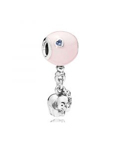 Charms for Pandora Charm Bracelet,Pandora Charms,Charms for Bracelet,925 Sterling Silver Charms,Elephant Pink Balloon Dangle Charm