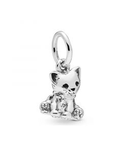 Sweet Cat Dangle Charm,Pandora Charms,Charms for Bracelet,925 Sterling Silver Charms,Charms for Pandora Charm Bracelet