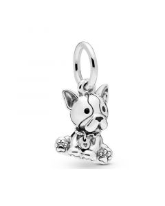 Charms for Bracelet,Bulldog Puppy Dangle Charm,Pandora Charms,925 Sterling Silver Charms,Charms for Pandora Charm Bracelet