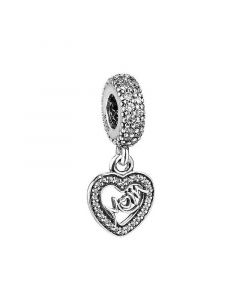 Charms for Bracelet,Pandora Charms,Charms for Pandora Charm Bracelet,925 Sterling Silver Charms,Center of My Heart