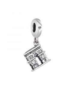 Arc de Triomphe Dangle Charm,925 Sterling Silver Charms,Pandora Charms,Charms for Bracelet,Charms for Pandora Charm Bracelet