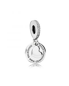 Three Generations Dangle Charm,Charms for Pandora Charm Bracelet,Pandora Charms,Charms for Bracelet,925 Sterling Silver Charms
