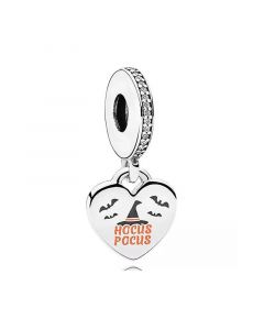925 Sterling Silver Charms,Charms for Pandora Charm Bracelet,Hocus Pocus HALLOWEEN Witch Dangle Charm,Charms for Bracelet,Pandora Charms