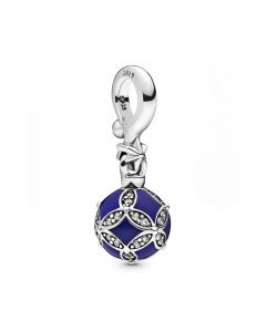 Pandora Charms,Blue Christmas Ornament Charm,Charms for Bracelet,Charms for Pandora Charm Bracelet,925 Sterling Silver Charms
