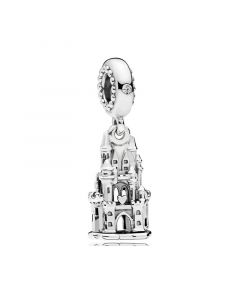 Regal Castle Dangle Charm,Charms for Pandora Charm Bracelet,Pandora Charms,Charms for Bracelet,925 Sterling Silver Charms