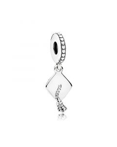 925 Sterling Silver Charms,Charms for Bracelet,Charms for Pandora Charm Bracelet,Pandora Charms,Graduation Hat Dangle