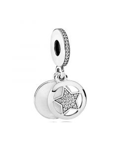 Charms for Pandora Charm Bracelet,Friendship Star Dangle Charm,925 Sterling Silver Charms,Pandora Charms,Charms for Bracelet