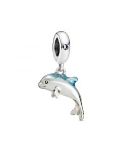 Charms for Pandora Charm Bracelet,Charms for Bracelet,Shimmering Dolphin Dangle Charm,925 Sterling Silver Charms,Pandora Charms