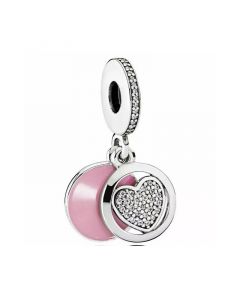 Pandora Charms,Charms for Bracelet,Devoted Heart Dangle Charm,925 Sterling Silver Charms,Charms for Pandora Charm Bracelet