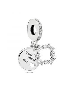 Ice Carving Dangle Charm,925 Sterling Silver Charms,Pandora Charms,Charms for Pandora Charm Bracelet,Charms for Bracelet