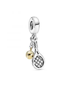 Pandora Charms,Moments Tennis Racket Ball Dangle,925 Sterling Silver Charms,Charms for Pandora Charm Bracelet,Charms for Bracelet