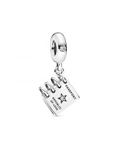 Charms for Bracelet,Pandora Charms,925 Sterling Silver Charms,Charms for Pandora Charm Bracelet,Passport Dangle Charm