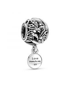 Charms for Pandora Charm Bracelet,925 Sterling Silver Charms,Pandora Charms,Openwork Dragonfly Love Charm,Charms for Bracelet
