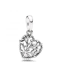 Charms for Pandora Charm Bracelet,Family Tree Heart Dangle Charm,Pandora Charms,925 Sterling Silver Charms,Charms for Bracelet
