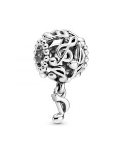 925 Sterling Silver Charms,Openwork Music Notes Charm,Pandora Charms,Charms for Pandora Charm Bracelet,Charms for Bracelet
