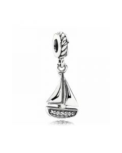 Charms for Bracelet,Pandora Charms,925 Sterling Silver Charms,Sailboat Pendant Charm,Charms for Pandora Charm Bracelet