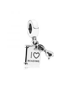 Pandora Charms,Charms for Pandora Charm Bracelet,Love Reading Pendant Charm,925 Sterling Silver Charms,Charms for Bracelet