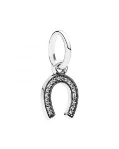 Charms for Pandora Charm Bracelet,Symbol of Lucky CZ Horseshoe Pendant Charm,Pandora Charms,Charms for Bracelet,925 Sterling Silver Charms