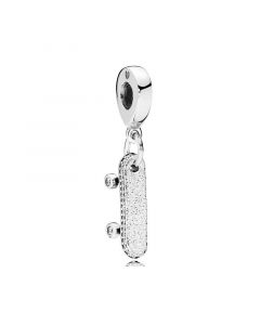 Cute Little Skateboard Dangle Charm,Pandora Charms,Charms for Pandora Charm Bracelet,925 Sterling Silver Charms,Charms for Bracelet