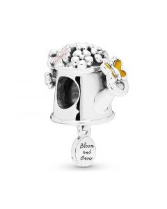Blooming Watering Can Charm,Charms for Bracelet,925 Sterling Silver Charms,Pandora Charms,Charms for Pandora Charm Bracelet